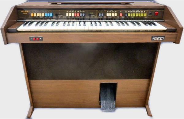 GEM Wizard 315 stage organ