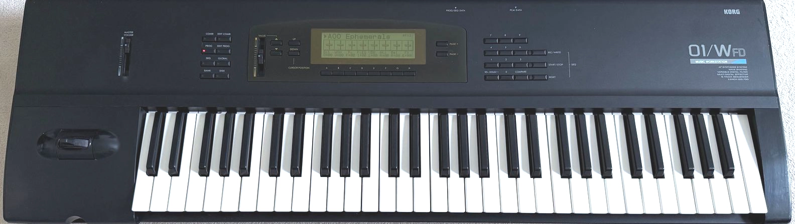 Korg 01w/fd music workstation